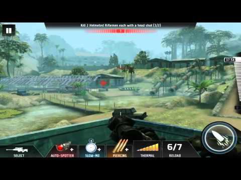 Kill Shot Bravo Region 5 Primary Mission 26 - Kill 2 Helmeted Riflemen each with a head shot