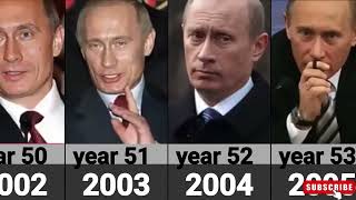 Transformation Of Vladimir Putin From 1 To 73 Years Old