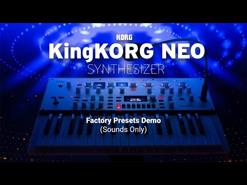 Korg KingKORG NEO - Factory Presets Demo (Sounds Only) #skymusiccenter  #korg #synth