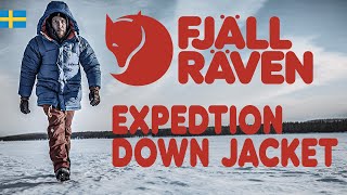 How to use the Fjällräven Expedition Down Jacket - Test and Review