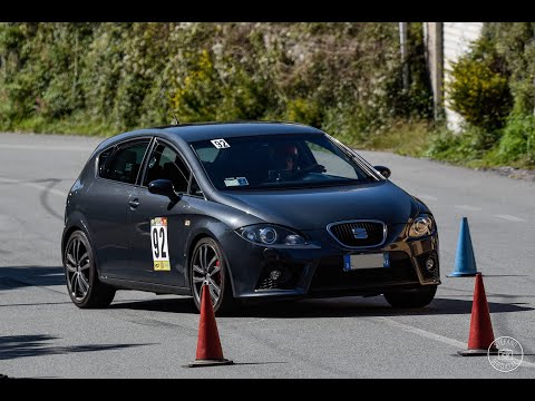Slalom Mignanego - Giovi gara di regolarità max 40 km/h di media con  Leon Cupra stradale