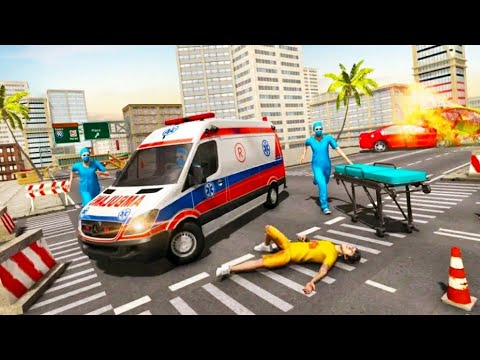 Emergency Ambulance Rescue Simulator - Police Ambulance Game - Android Gameplay