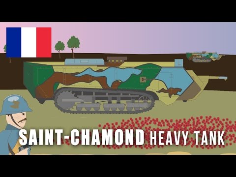 WWI Tanks: Saint-Chamond