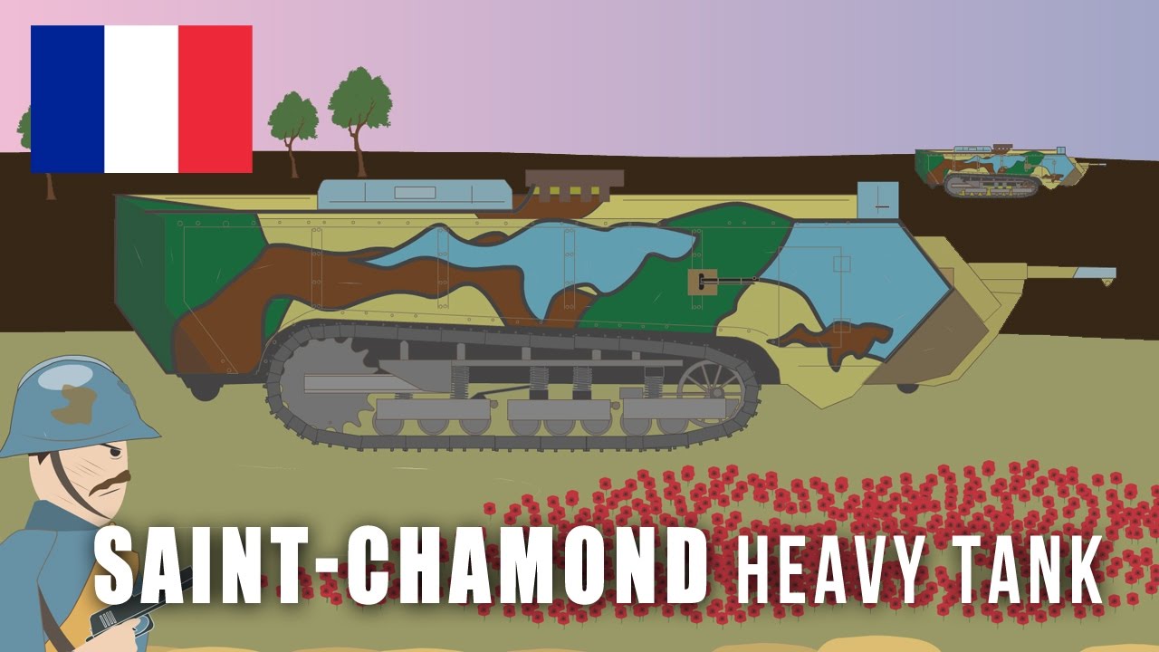 WWI Tanks: Saint-Chamond