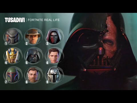 GUESS THE FORTNITE SKIN IN REAL LIFE - #4 - FORTNITE CHALLENGE | tusadivi