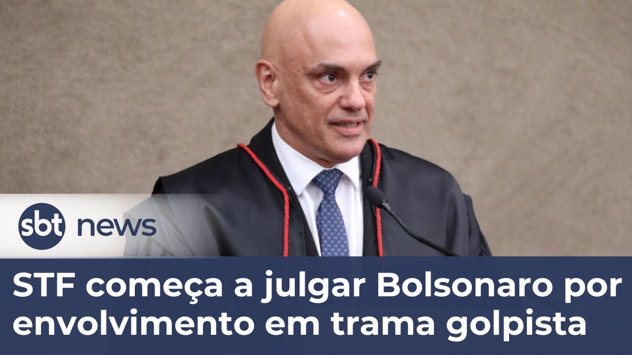 Assista à primeira sessão do STF no julgamento da denúncia contra Bolsonaro por trama golpista