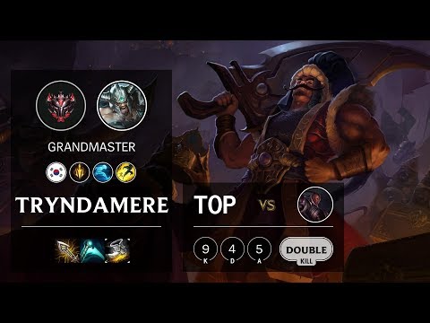 Tryndamere Top vs Lucian - KR Grandmaster Patch 10.7