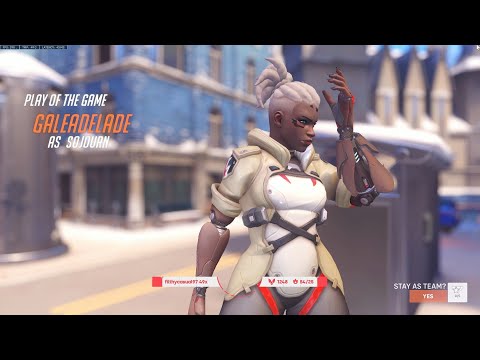 POTG! GALE SOJOURN GAMEPLAY OVERWATCH 2 PVP BETA