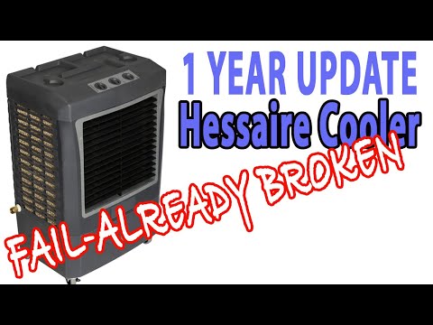 ✅ BEST WAY TO COOL YOUR GARAGE THIS SUMMER - 1 Year Update Hessaire EVAP Cooler - Pump Replacement