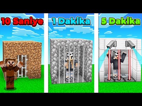 AİLECEK HAPİSHANE KAPIŞMASI YAPTIK 😱 - Minecraft