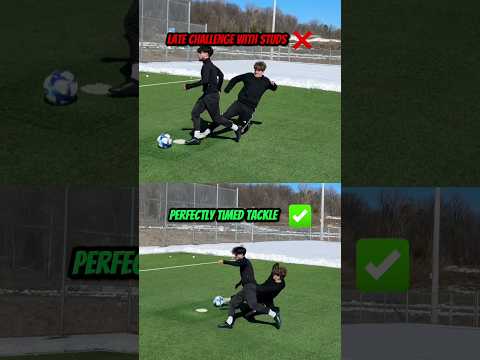HOW TO SLIDE TACKLE IN FOOTBALL #football #soccer #skills #training #slidetackle