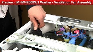 Maytag Washer - Musty Smell in Tub - Ventilation Fan Assembly Repair and Diagnostic