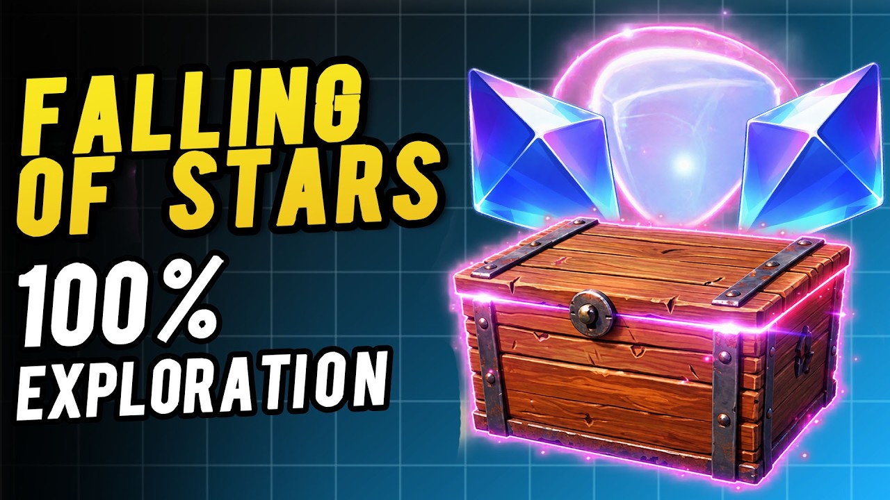 FALLING OF STARS All Chest and lumin Location 100% Exploration Map | aniimo