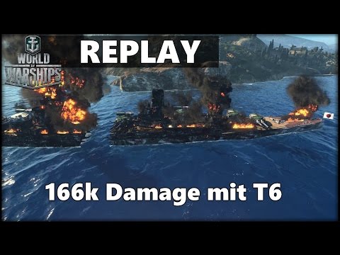 Fuso mit 166k Dmg keine Seltenheit - World of Warships | [Replay] [Deu] [60fps]