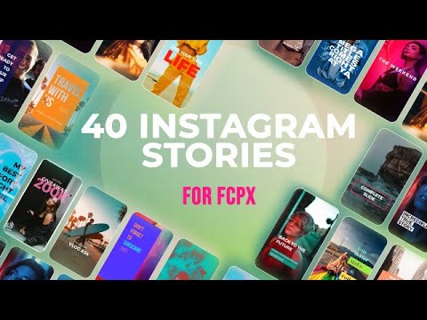 Instagram Stories Pack For FCPX Final Cut Pro Templates