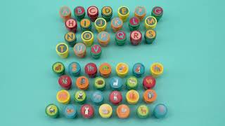 Sada Maped Creativ Stamps Alphabet & Animals - 26 + 26 ks razítek