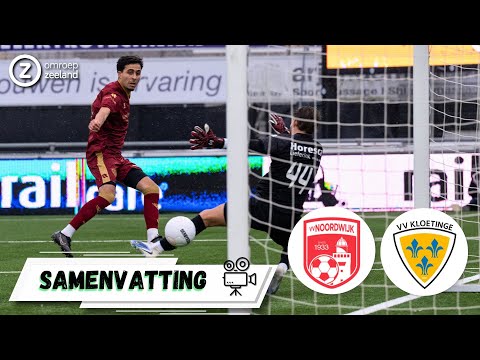 🔥👏 GROOTSTE ZEGE TOT NU TOE VOOR KOPLOPER KLOETINGE ⚽| Samenvatting: Noordwijk - Kloetinge 🎥