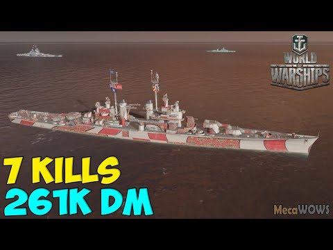 World of WarShips | Buffalo | 7 KILLS | 261K Damage - Replay Gameplay 4K 60 fps
