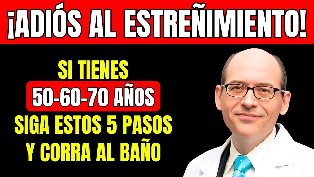 Di ADIÓS al ESTREÑIMIENTO con estos 5 PASOS SENCILLOS - Dr. Michael Greger