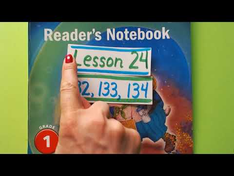 Journeys Grade 1 Lesson 24 Readers Notebook 132, 133, 134 14