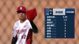 [情報] 今日郭俊麟（含逐球影片）