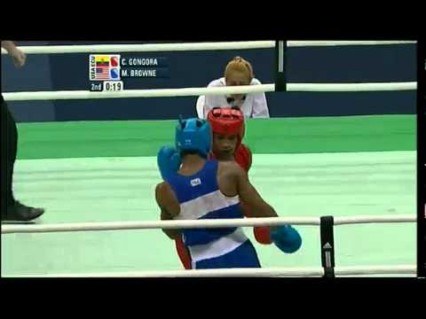 Light Heavy (81kg) SF - Gongora (ECU) vs Browne (USA) - 2012 American Olympic Qualifying Event