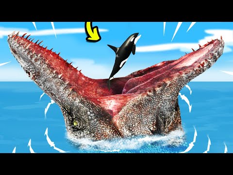 The NEW GIANT MOSASAURUS Proves WHY it is the BEST in Animal Revolt Battle Simulator ARBS