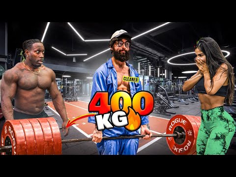 Cleaner Shocks Bodybuilders by Lifting 400KG Deadlift | New Anatoly Gym Prank Video