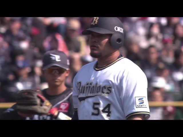 【1回表】初回から打線が繋がる!! バファローズ・ディアスが頓宮裕真に続きタイムリー2ベース!! 2025年4月12日 東北楽天ゴールデンイーグルス 対 オリックス・バファローズ