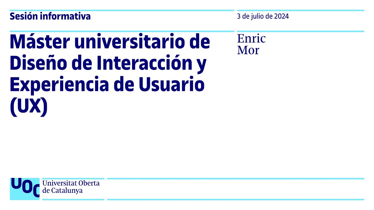 Presentación del programa video link