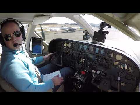 Cessna 414A - NY to NC Part 1  | Pitch for the Blue Line?