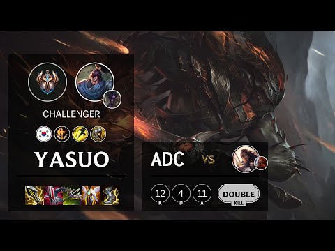 Yasuo ADC vs Samira - KR Challenger Patch 10.25b