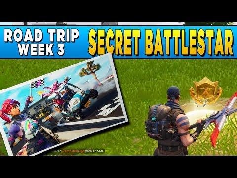 Fortnite Secret Battlestar Road Trip Challenge Week 3 - Secret Loading Screen Battlestar Location