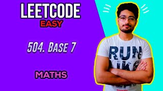 YouTube video '504. Base 7 | LEETCODE EASY'