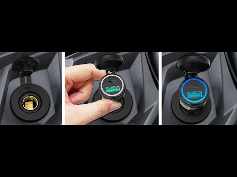 Motorcycle BMW/DIN/Hella Plug to Dual USB Charger