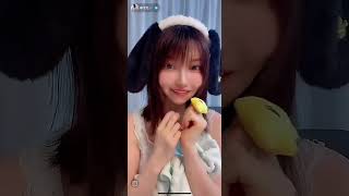 Fカップ巨乳グラビア　ゆでたまごTikTokライブ