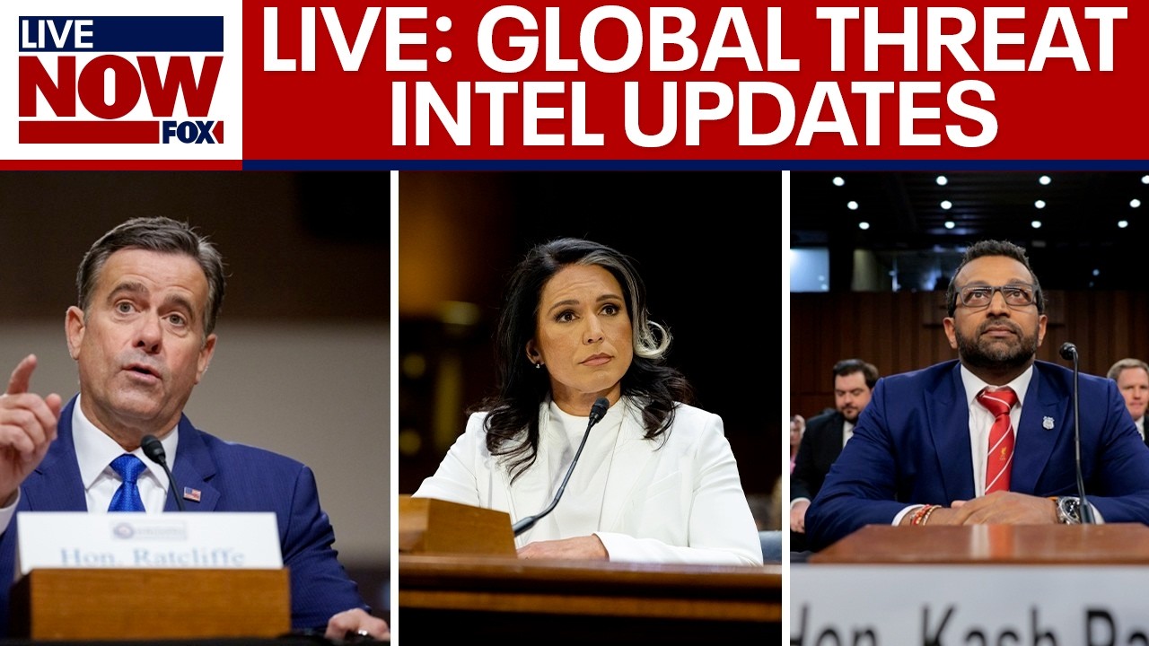 LIVE: Tulsi Gabbard testifies on global threats, Kash Patel, John Ratcliffe