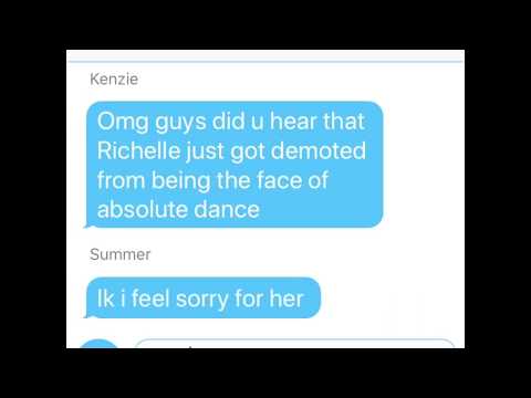 Richelle gets demoted as face of absolute dance !!!😱