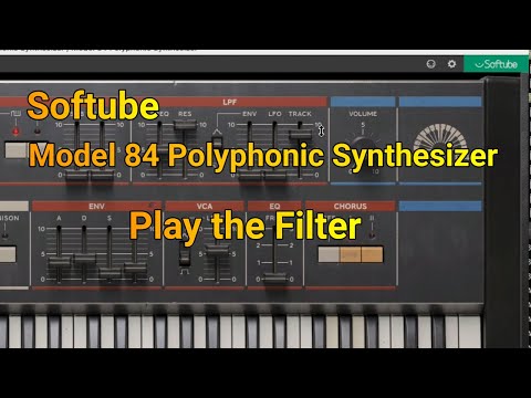 Softube - Model 84 Polyphonic Synthesizer  Play the Filter