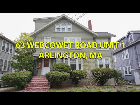 63 Webcowet Road, Unit 1 - Arlington, MA