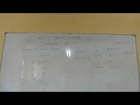 MSM 131 sheet 3 question 1 to question 13