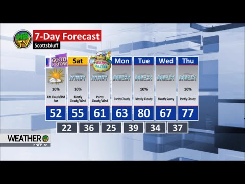 Thursday Evening Forecast- April 14, 2022