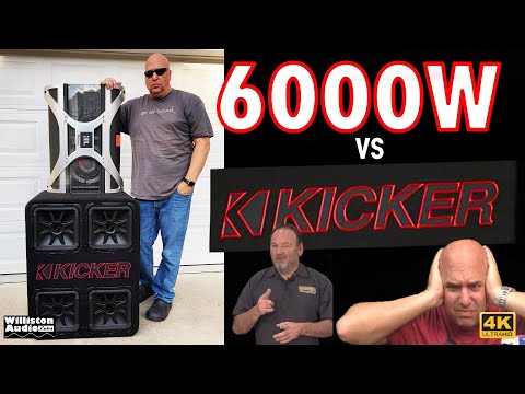6000 WATTS on KICKER Quad Box...Does It Blow? [4K]