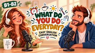 English Podcast For Learning English Conversation | How To Talk About Your Daily Routine