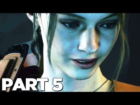 RESIDENT EVIL 2 REMAKE CLAIRE A Walkthrough Gameplay Part 5 - TANK TOP COSTUME (RE2)