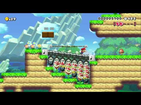KEEP RUN+JUMP →+Y+B [SMR 1-1] by CheezSauce - SUPER MARIO MAKER - NO COMMENTARY 1AT