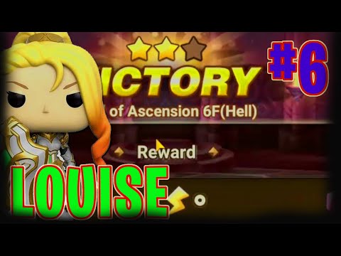 Summoners War TOA HELL FLOOR 6 SUPER EZ USING LOUISE - 2 Star Clear