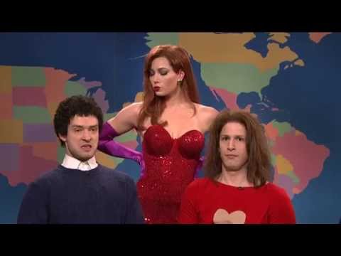 SNL "Jessica Rabbit" - Jessica Biel, Justin Timberlake, Andy Samberg, Seth Meyer