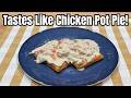 Chicken "Pot Pie" Chaffle - Keto Comfort Food