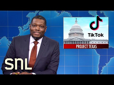 Weekend Update: TikTok Fights Texas Ban, Chipotle Hiring for "Burrito Season" - SNL